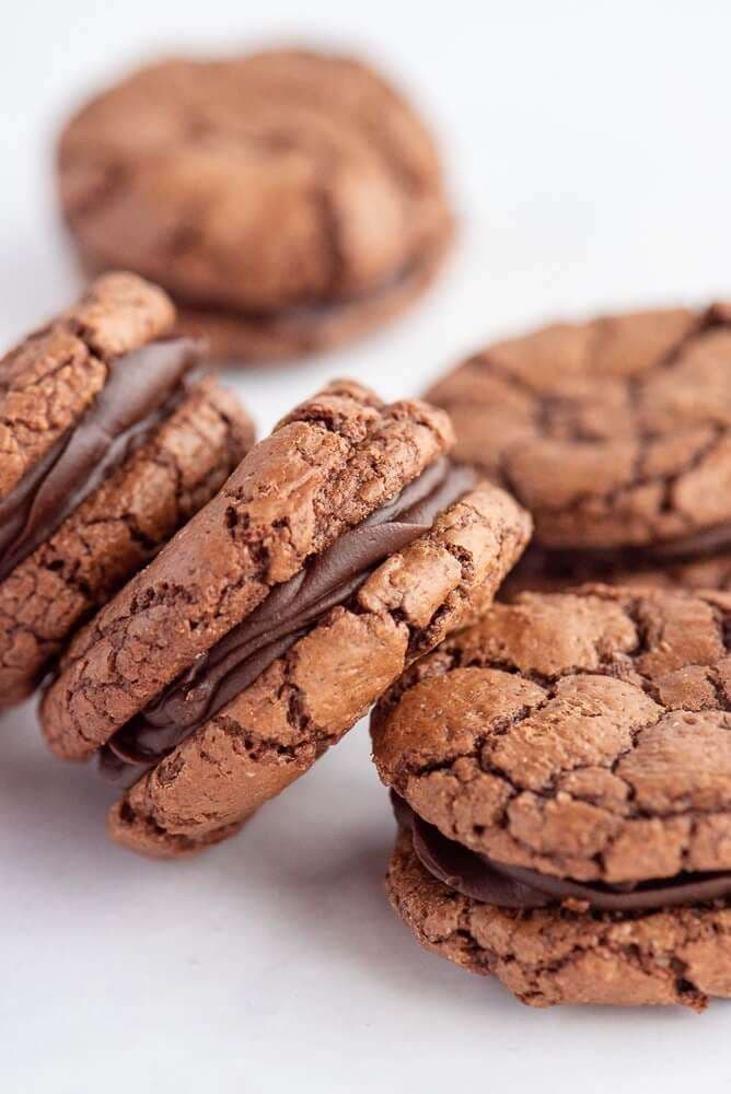 Chocolate Filled Cookie Sandwiches